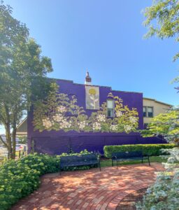 Barn Quilt Mural Garden by Liz