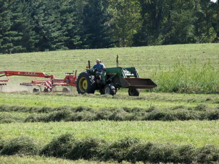 A tractor in Ancilla Beef and Grain Farm | Local Shops | Marshall County