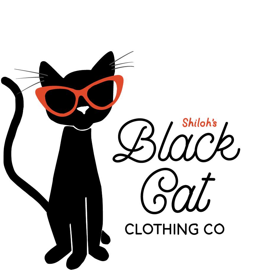 Black Cat Clothing boutique logo | Boutiques